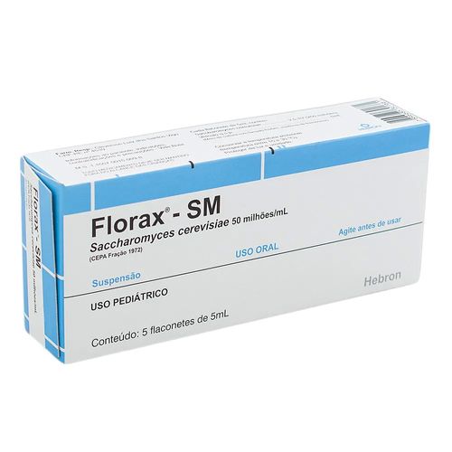 Florax SM Pediátrico Framboesa 5 FlaconetesX5ml