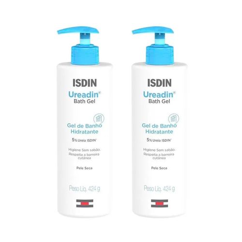 Kit 2 Sabonete Líquido Hidratante ISDIN Ureadin Bath Gel 424g Cada