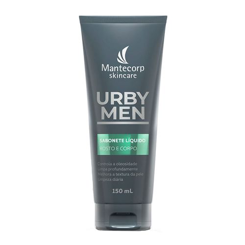 Sabonete Líquido Corpo e Rosto Urby Men 150ml