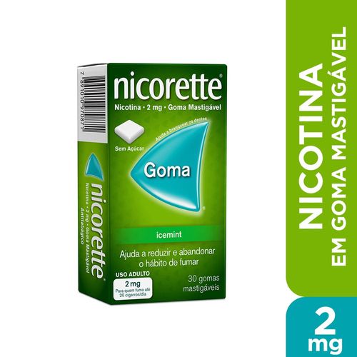 Nicorette 2Mg  Mint 30Gomas