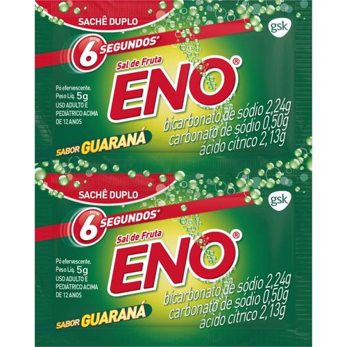 Sal De Fruta Eno Guaraná 2 Envelopes