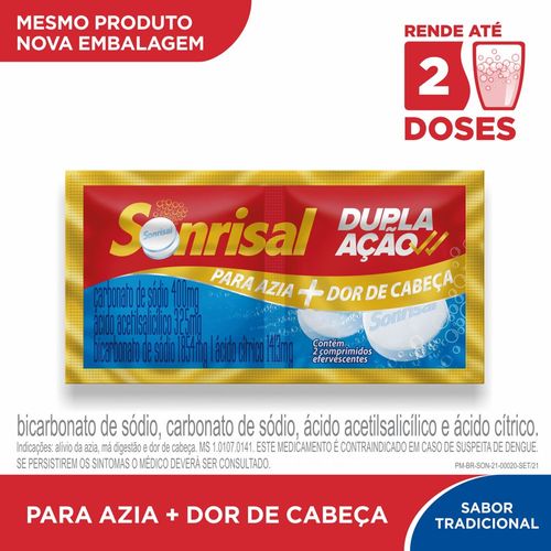 Sonrisal Tradicional 2 Comprimidos Efervescentes
