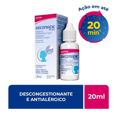 Decongex Plus 2 + 2,5mg Gotas 20ml