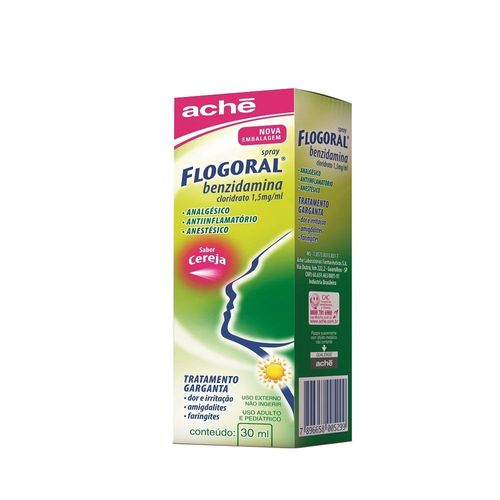 Flogoral Spray Cereja 30ml
