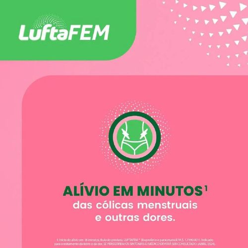 Analgésico LuftaFEM 4 Comprimidos