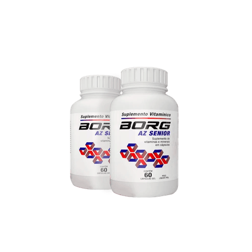 Kit Borg Az Sênior 1000mg 120 Cápsulas