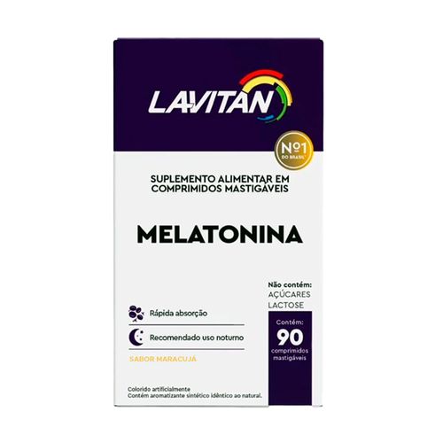 Lavitan Melatonina Maracujá 90 Comprimidos