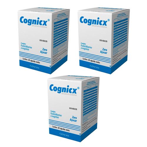 Kit 3 Cognicx 60 Cápsulas cada