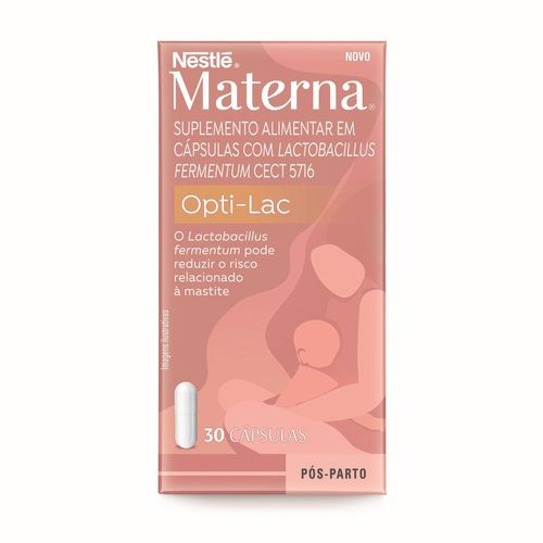Materna Optic-Lac Nestlé Pós-Parto 30 Cápsulas