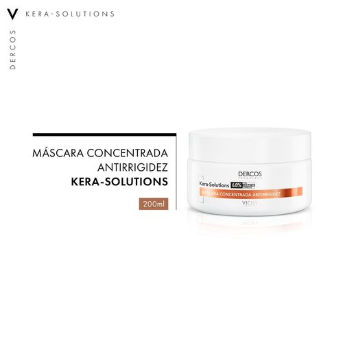 Máscara Capilar Antirrigidez Dercos Kera-Solutions 200ml