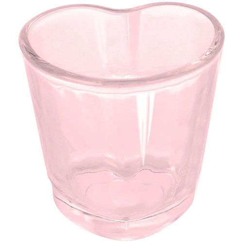 Conjunto de Copos para Shot Dynasty Love em Vidro Rosa 45ml - 6 Peças