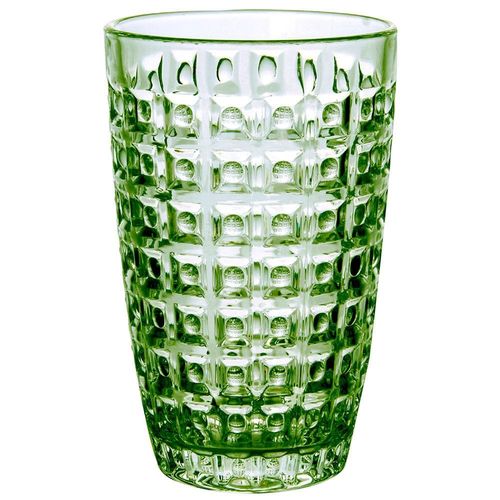 Conjunto de Copos L`Hermitage Chevalier em Vidro Verde 355ml - 6 Peças