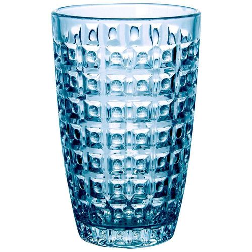 Conjunto de Copos L`Hermitage Chevalier em Vidro Azul 355ml - 6 Peças