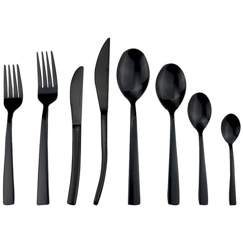 Faqueiro Ravel 48 Peças Fracalanza em Aço Inox - Preto