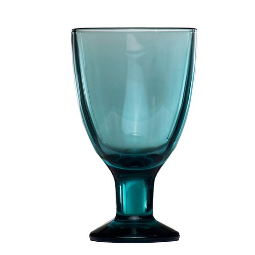 Jogo 2 Taças Vinho Copo Azul Claro Verna Luxo 150ml iittala