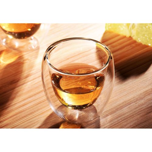 Conjunto 2 Copos de Café Chá Chocolate Parede Dupla 250ml