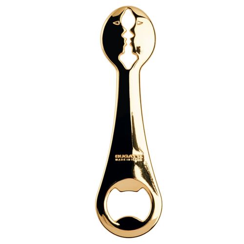 Abridor de Garrafa Dourado Banhado a Ouro 24kt  Kiss Bugatti