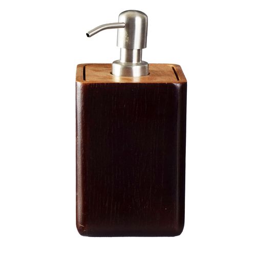 Porta Sabonete Líquido Madeira Ecológica 300ml Simply Home