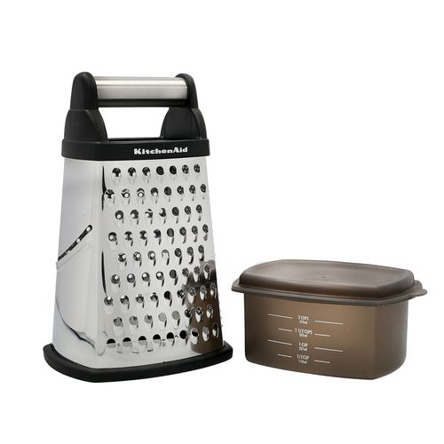 Ralador 4 faces Com Pote Medidor Prático KitchenAid Cor:Preto