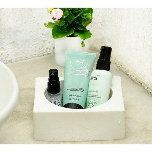 Cesto 2 em 1 Silicone Flexível Multiuso Branco Silikomart