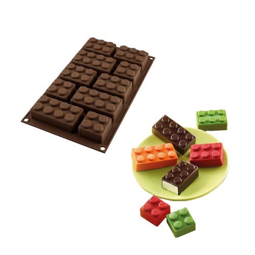 Forma Molde Silicone Bloco de Chocolate Gourmet Silikomart