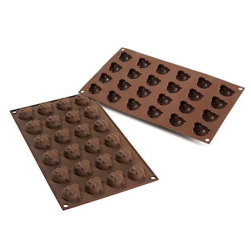 Forma Silicone Chocolate Doce Gourmet Panda Silikomart