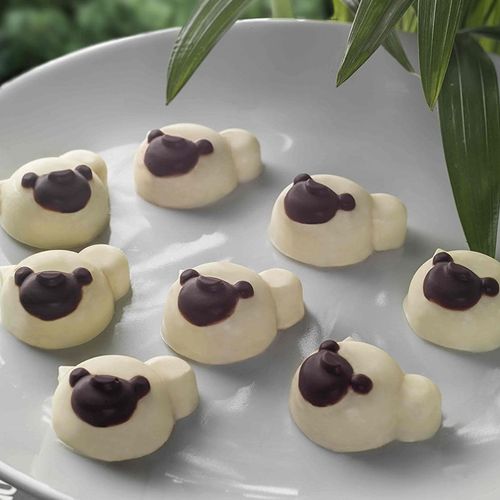 Forma Silicone Chocolate Doce Gourmet Panda Silikomart