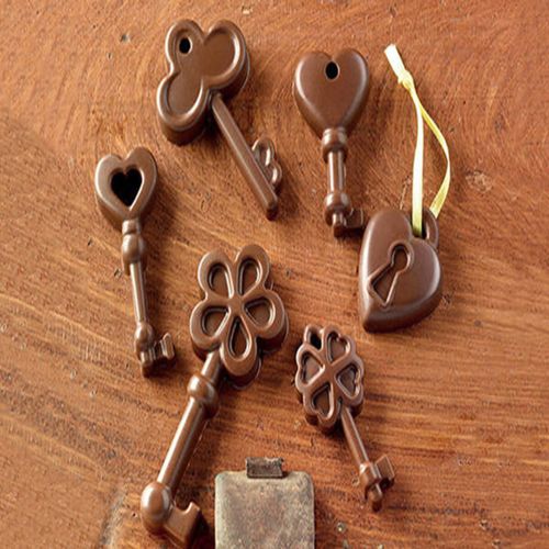 Forma Silicone Molde Bombom Chocolate Choco Keys Silikomart