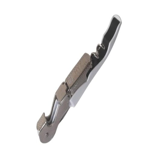 Saca Rolhas Vinho Garrafa Manual Tradicional Inox Branco