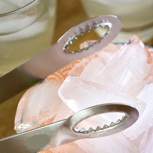 Pegador de Gelo Inox Multiuso Carnes Petiscos Drink Prana