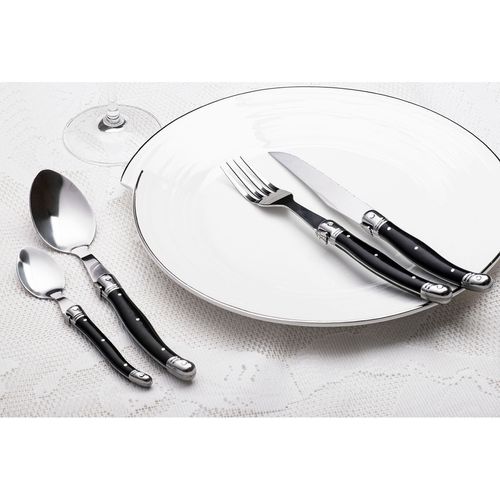 Conjunto 4 Talheres de Jantar Cozinha  Estilo Luxo Francês