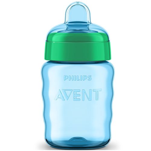 Copo Philips Avent Bico Silicone Azul 260ml