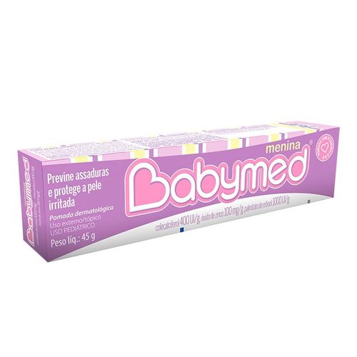 Babymed Menina Pomada Para Prevenção de Assaduras 45g