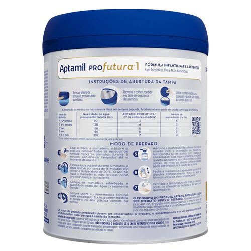 Aptamil Fórmula Infantil Profutura 1 com 800g
