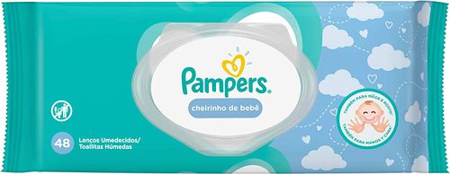 Lenço Umedecido Pampers Regular Com 48 Unidades