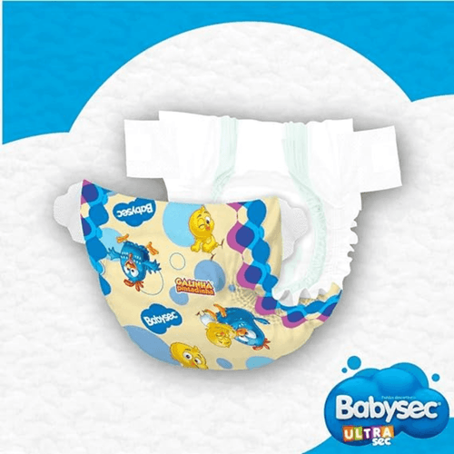 Fralda Babysec Ultrasec Jumbinho Galinha Pintadinha M com 18 unidades