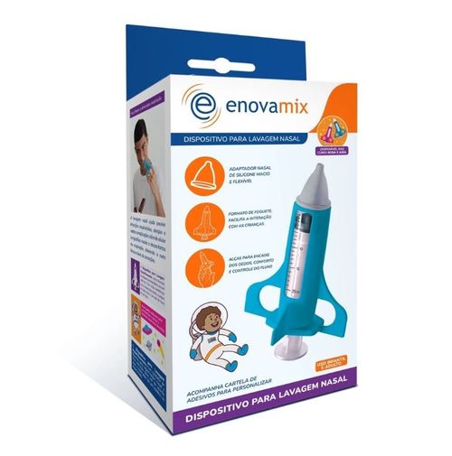 Dispositivo para lavagem Nasal Enovamix Azul