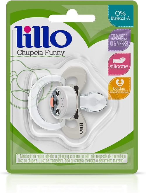 Chupeta Lillo Funny Animais Silicone Anatômico Tamanho 2 - Cachorro