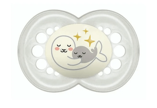 Chupeta Mam Original Night Tamanho 1 RN a 6 Meses com Neutra (Diversas Estampas)