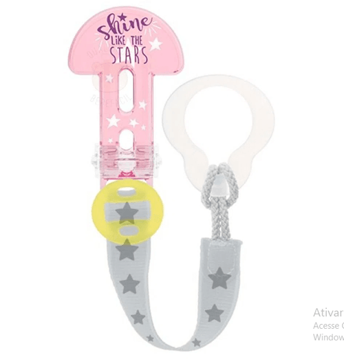 Prendedor de Chupeta Mam Clip It & Cover Girls (Diversas Cores)