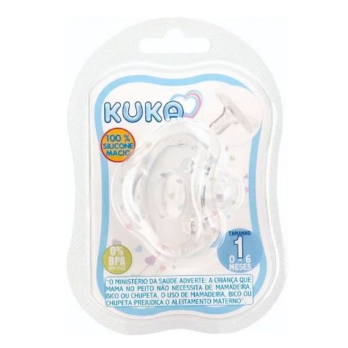 Chupeta Kuka Silicone Soft Comfort Tamanho 1