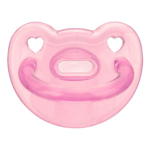 Chupeta Kuka Silicone Soft Ortodontico Tamanho 2 Rosa