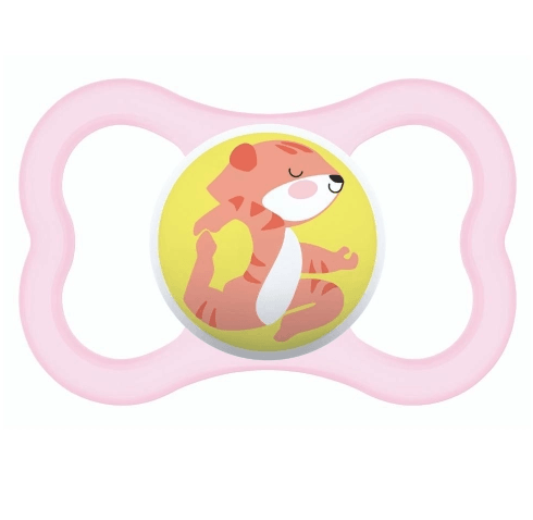 Chupeta Mam Air + 18 meses Rosa com 1 Unidade (Diversas Estampas)