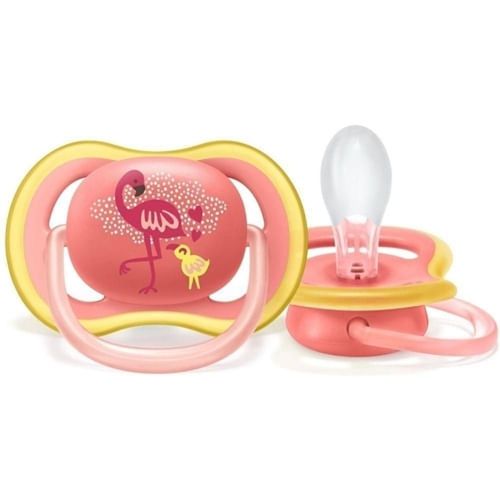 Chupeta Philips Avent Ultra Air Decorada 6-18 Meses Rosa