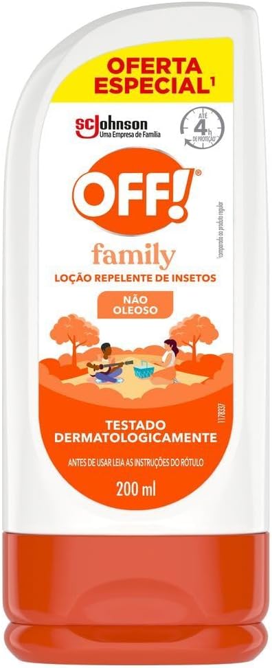 Off Family Repelente Loção com Aloe Vera 200mL