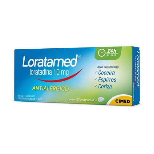 Loratamed com 12 comprimidos