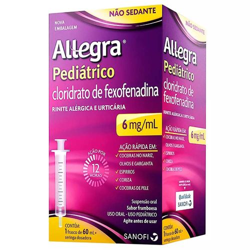 Allegra Infantil 6Mg/Ml Suspensao 60Ml