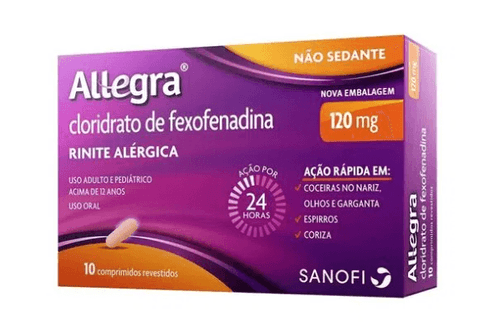 Allegra 120Mg Com 10 comprimidos Sanofi