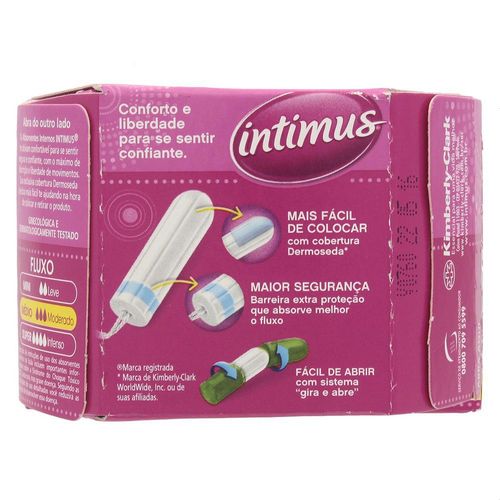 Absorvente Intimus Gel Interno Médio com 8 unidades