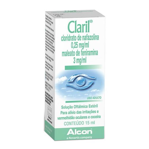 Claril Solução Oftalmica Colírio 15Ml